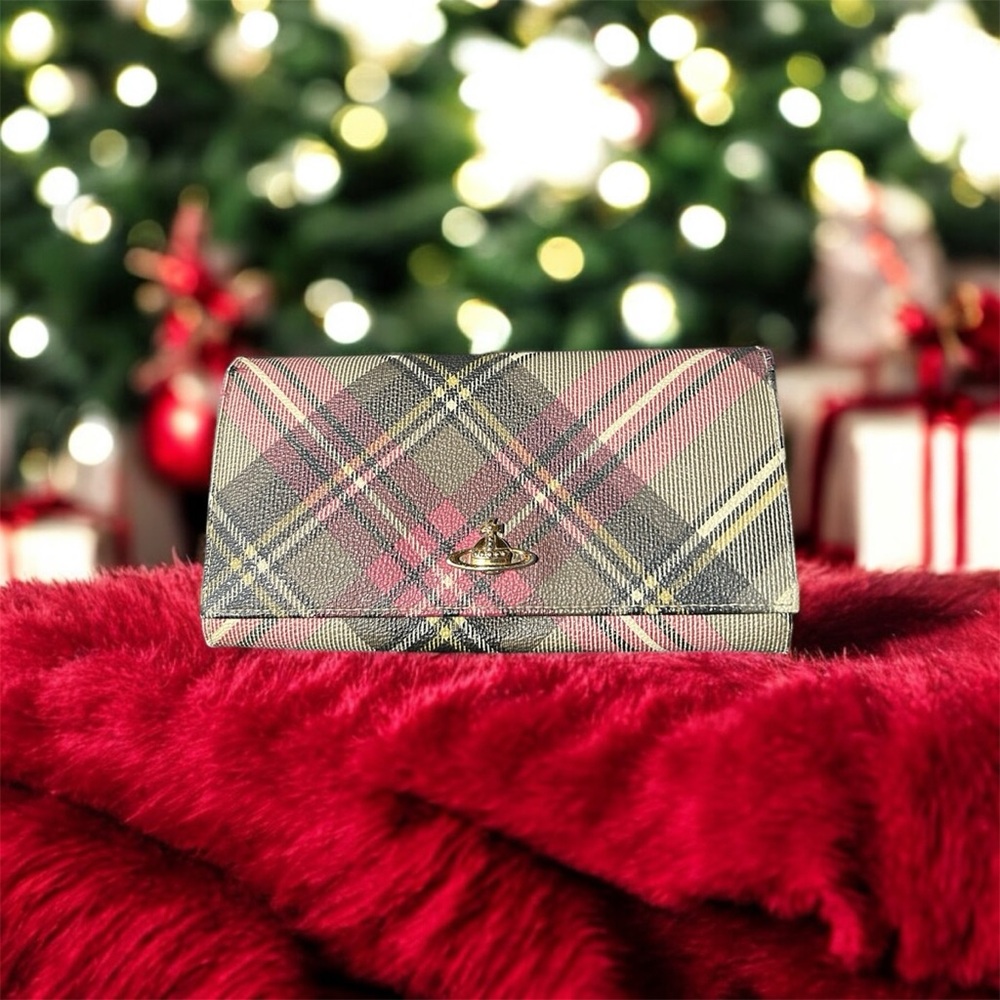 Vivienne Westwood Long Tartan Wallet